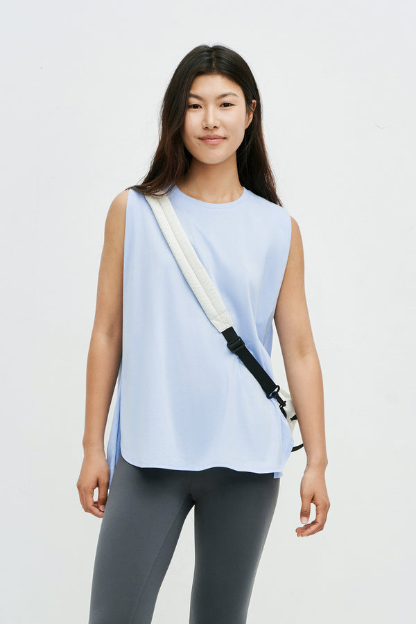 Crew Neck Long Tank Tops