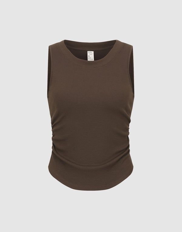 Cinched Waist Skinny Tank Tops