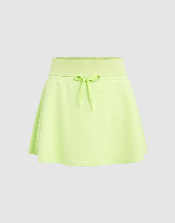 Bow Décor A-Line Mini Skirts