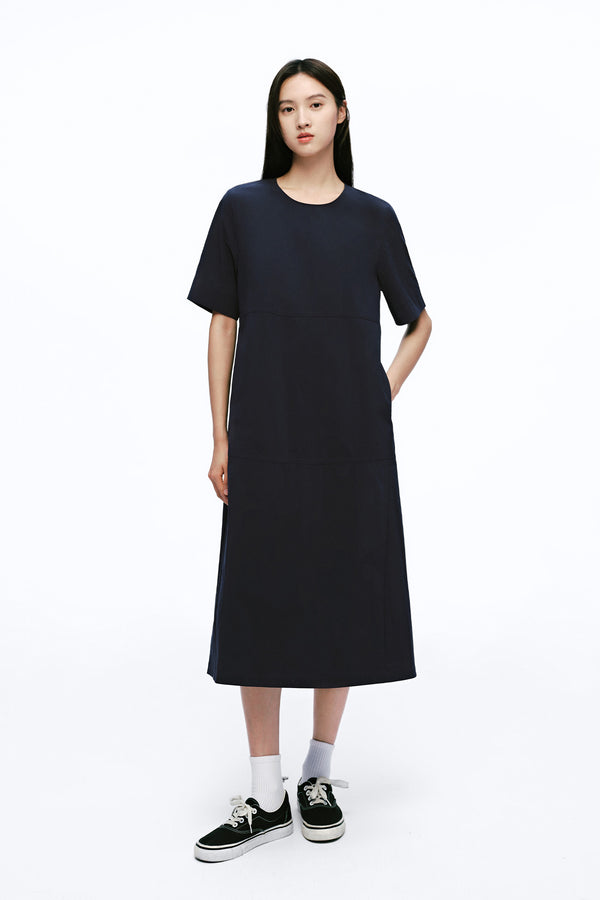 Short Sleeve Straight Dresses