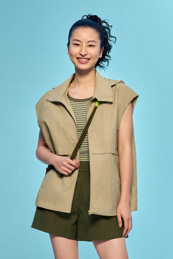 Waterproof Oversized Hoodie Vests