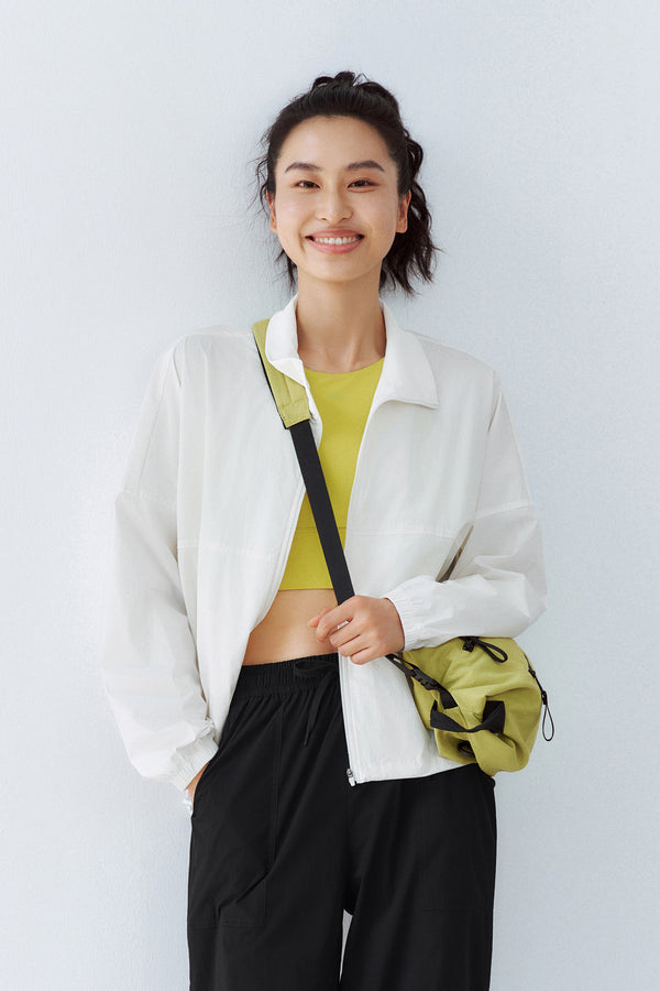 Wrinkle-Free Zip Up Front Jackets