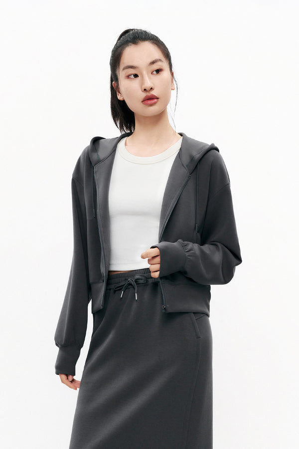 Hoodie Mid-Length Jackets