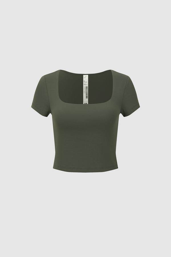 Stretchy Short Sleeve Skinny T-Shirts