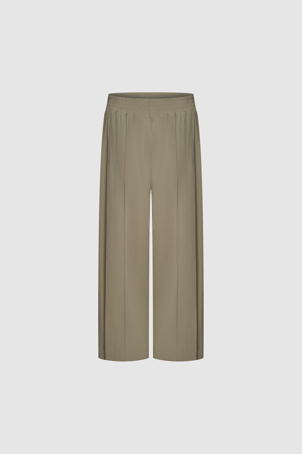 Cool Touch Cropped Wide-Leg Pants
