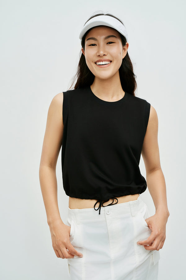 Crew Neck Short Tank Tops