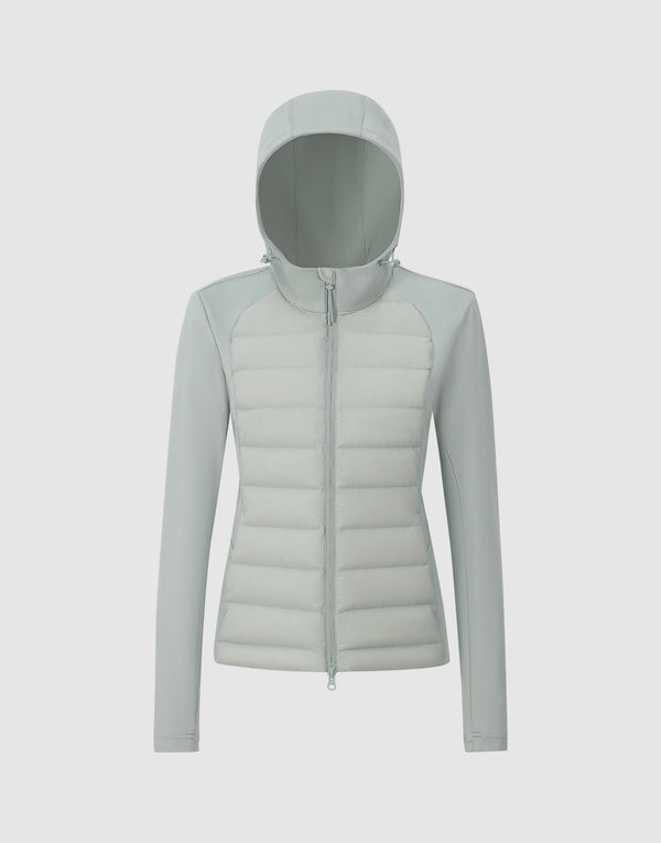 Contrast Puffer Down Jackets