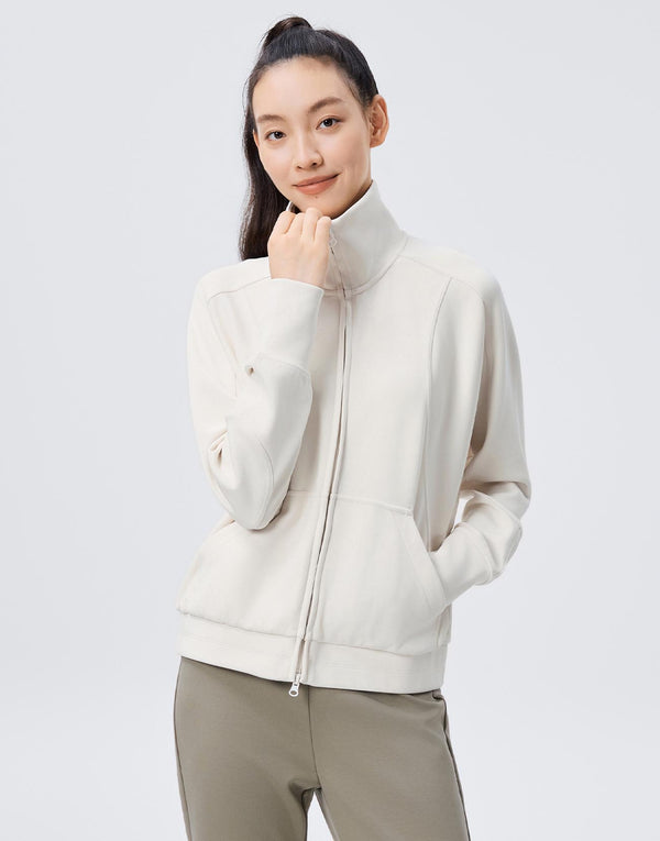 Stand Collar Full Zip Jackets