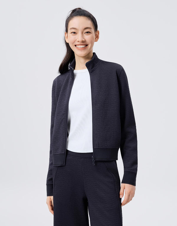 Full Zip Patch Pockets Jackets