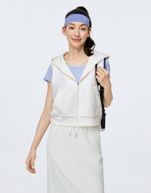Hooded Sleeveless Jackets
