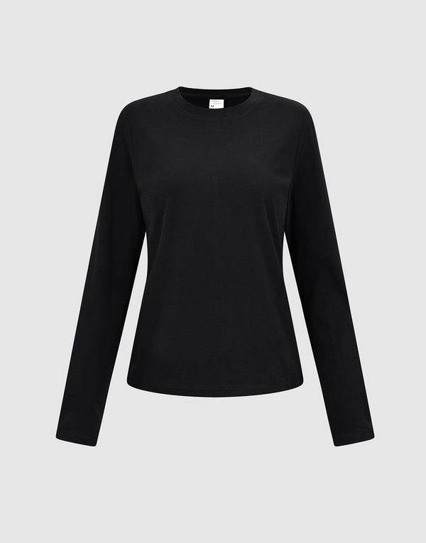 Crew Neck Long Sleeve T-Shirts
