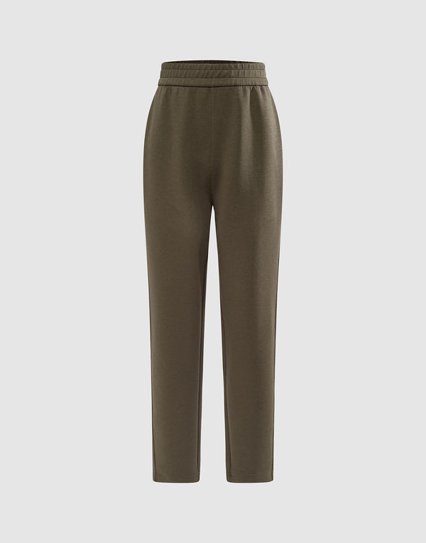 Soft Touch Straight Trousers