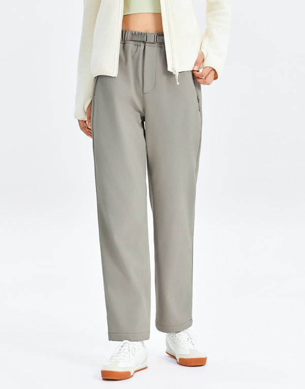 Belted Straight Leg Pants