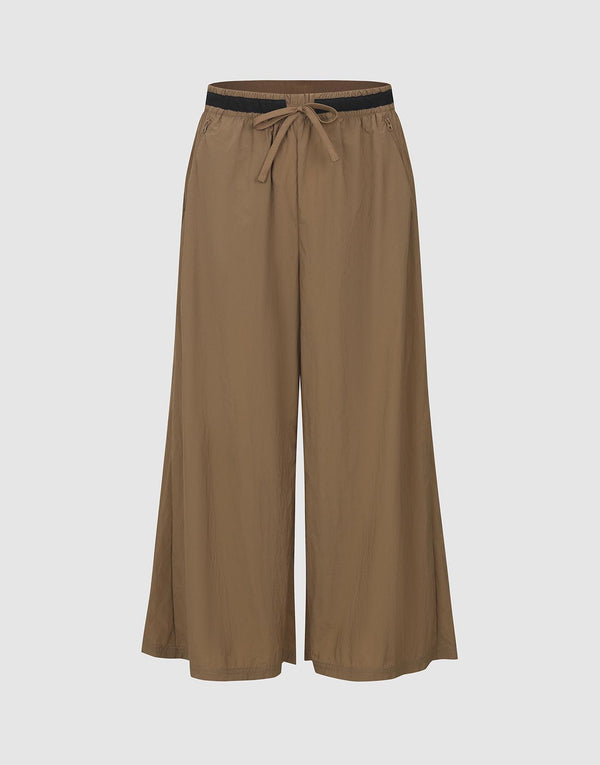 Cool Loose Ankle Wide-Leg Pants