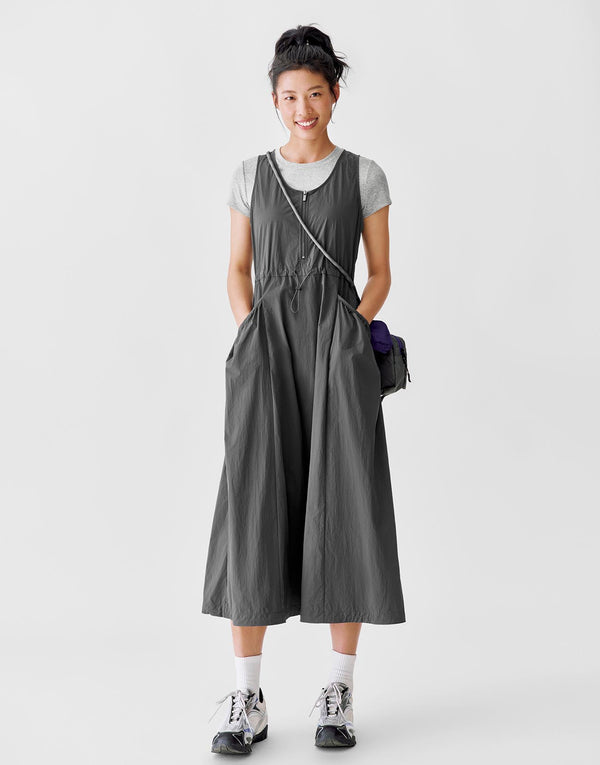 Sleeveless A-Line Midi Dresses