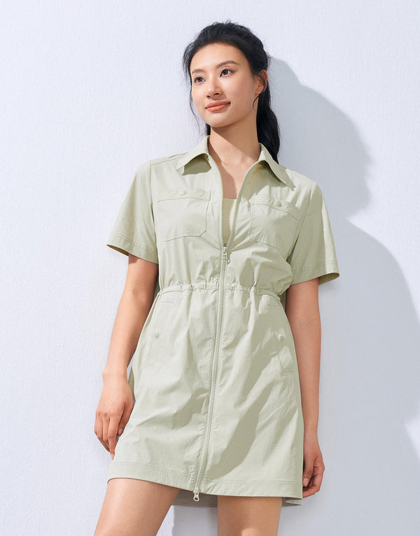 Short Sleeve A-Line Dresses