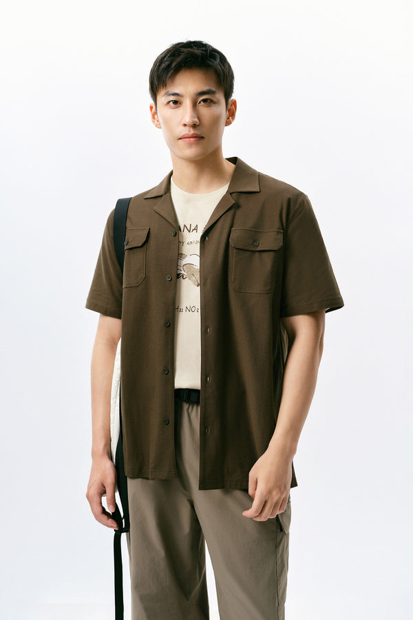Standard Sleeve Camp Collar Shirts