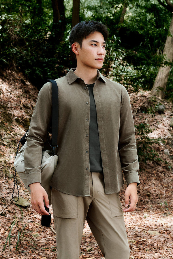 Long Sleeve Shirt Collar Cotton Shirts