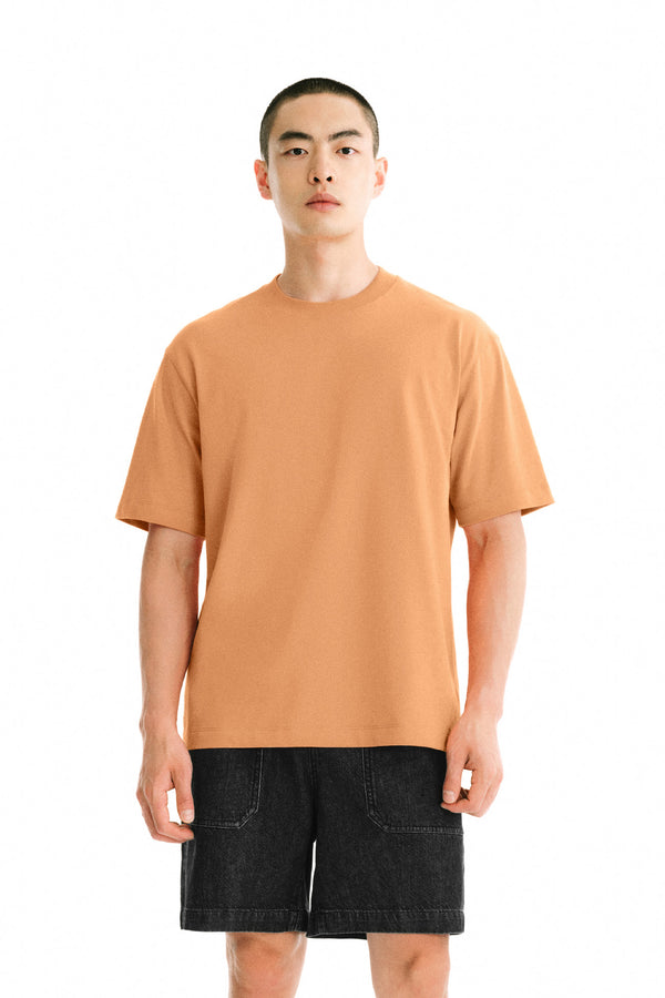 Drop Shoulder Sleeve Crew Neck T-Shirts