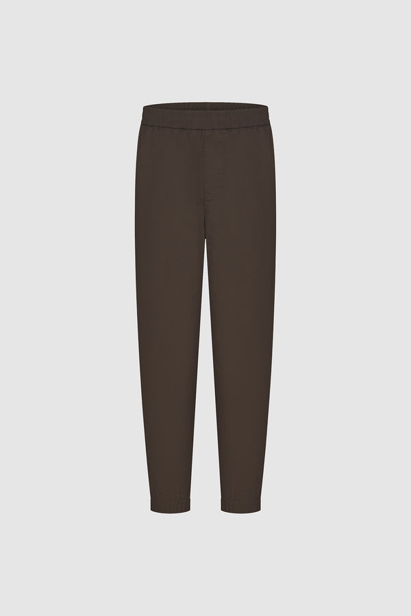 Elastic Woven Long Jogger Pants