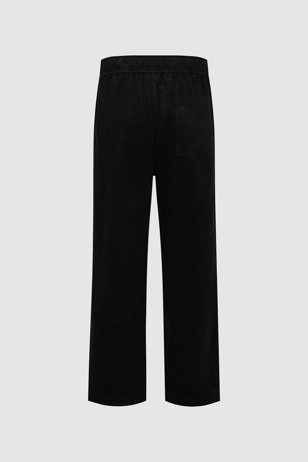 Woven Long Wide-Leg Pants