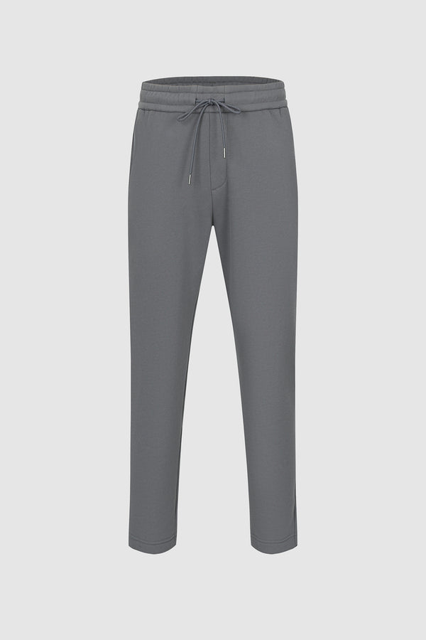 Knitted Fabric Long Straight Pants