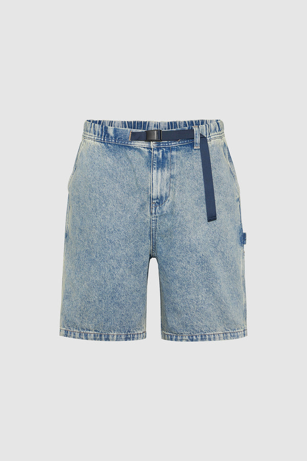 Mid-Length Denim Shorts