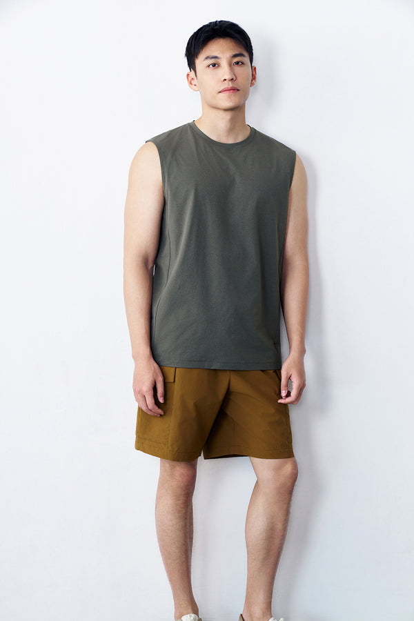 UV Resistant Crew Neck Tank Tops