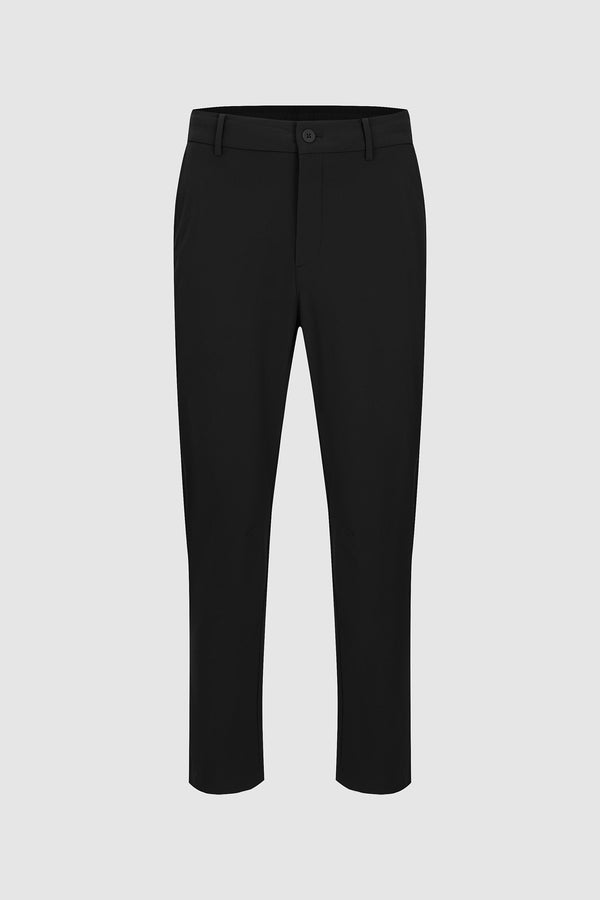 Wrinkle-Free Long Straight Pants