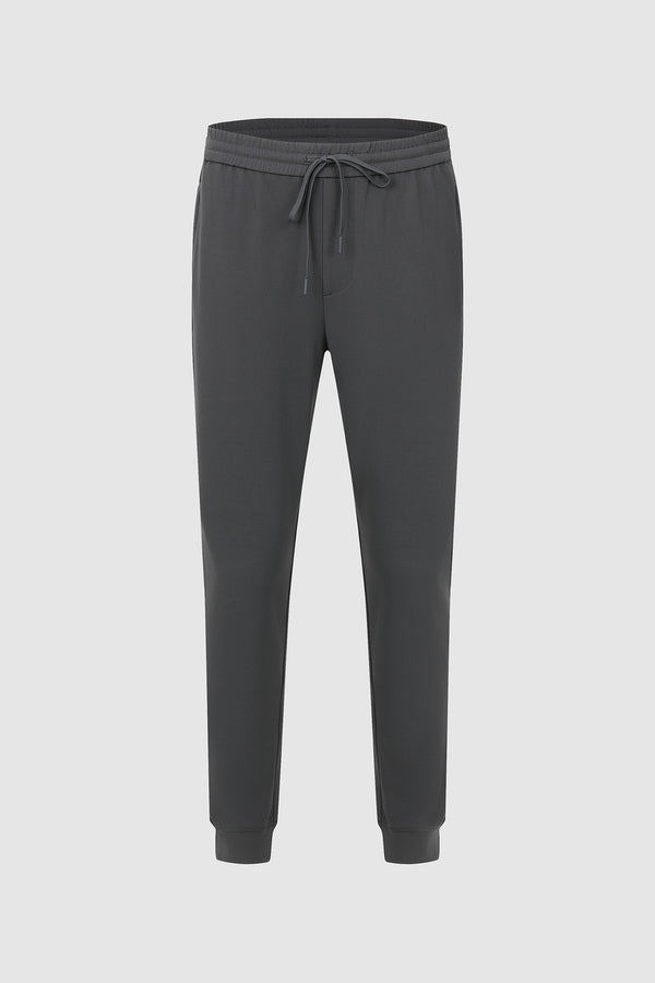 Knitted Fabric Long Jogger Pants