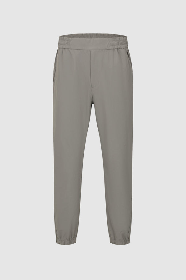 Wrinkle-Free Cropped Jogger Pants