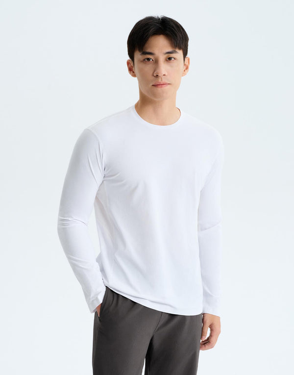 Contrast Stitched Long Sleeve T-Shirts