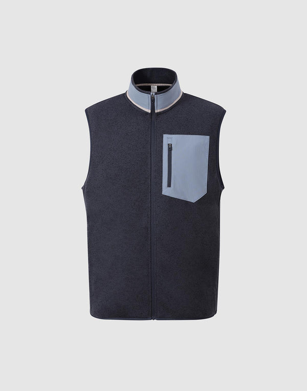 High Neck Full Zip Vests