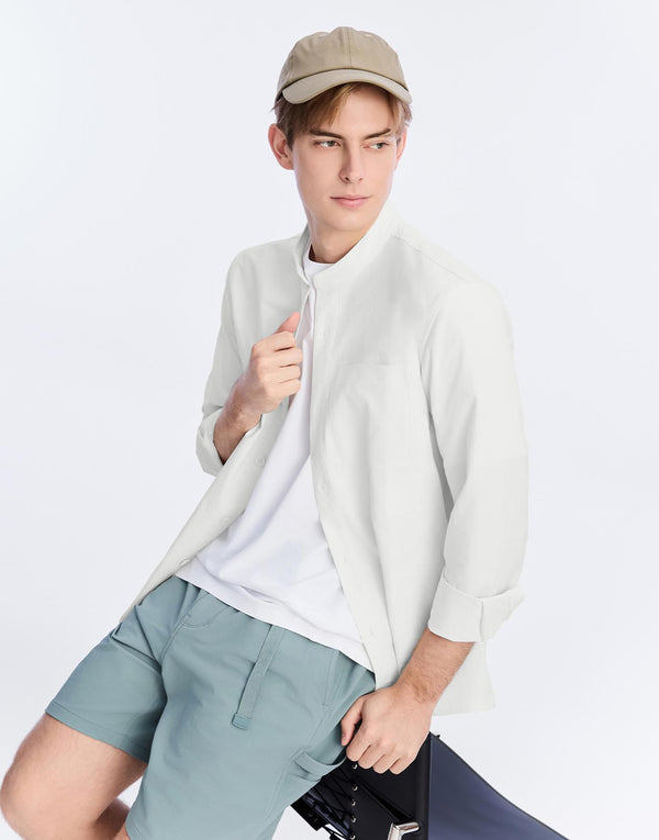Easy Care Stand Collar Shirts