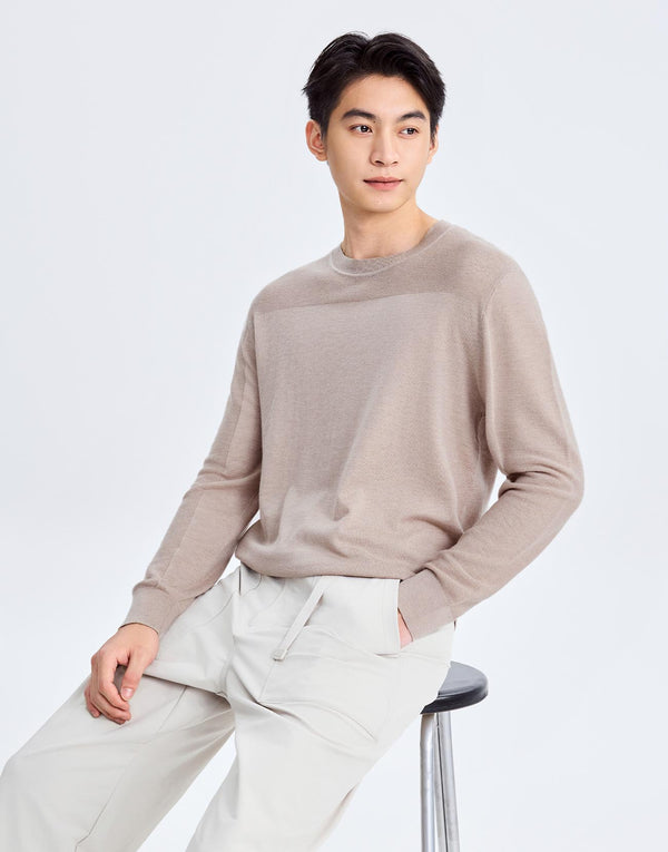 Knit Long Sleeve Collared T-Shirts
