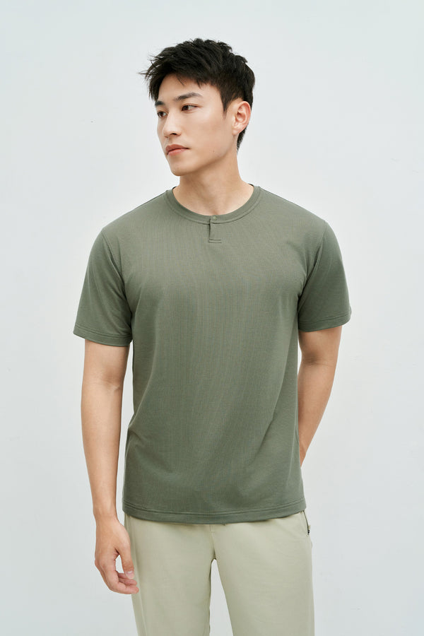 Antibacterial Crew Neck T-Shirts