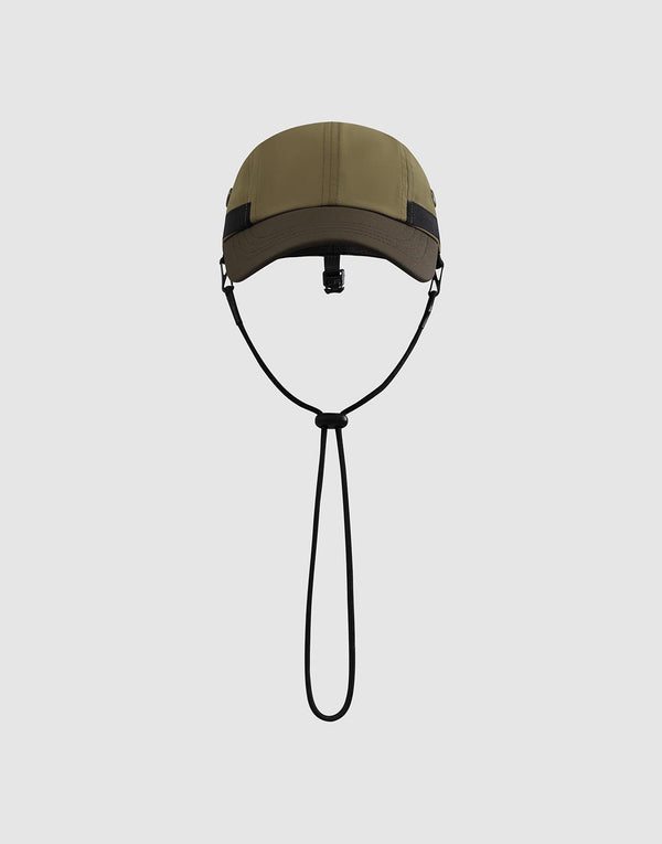 Chin-Strap Curved-Brim Caps