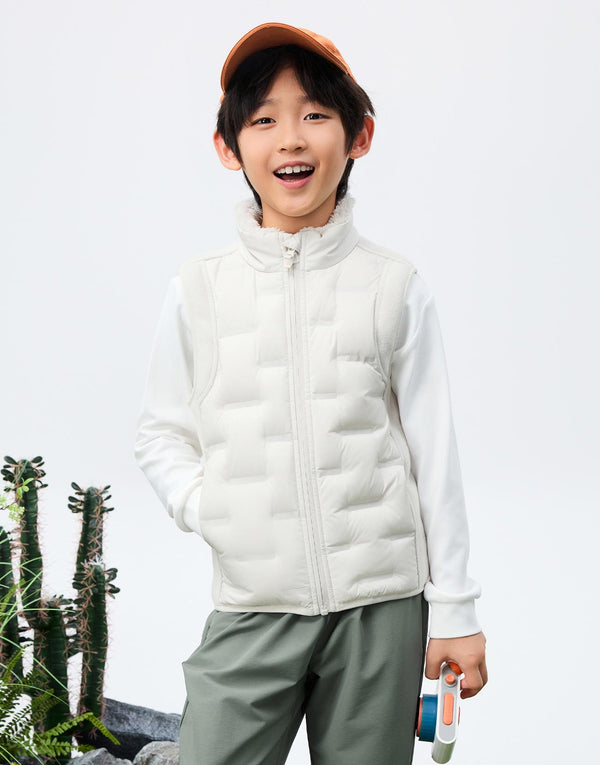 Contrast Puffer Gilet Down Vests