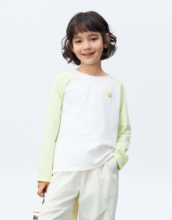 Contrast Raglan Long Sleeve T-Shirts