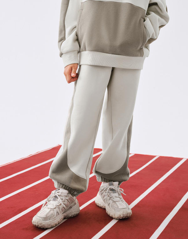 Contrast Pull On Jogger Pants