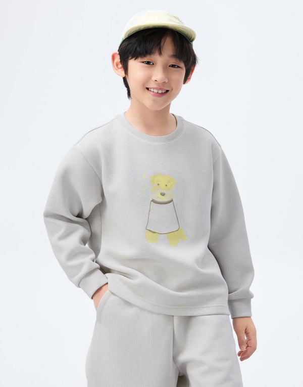 Solid Crew Neck Sweatshirts