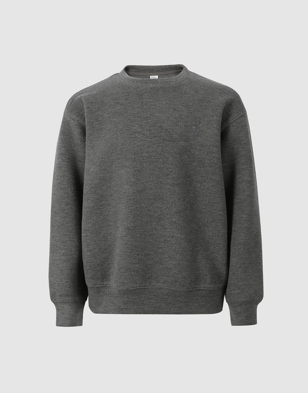 Loose Fit Crew Neck Sweatshirts